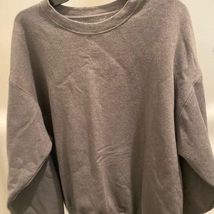 Fruit of the loom charcoal gray sweater.